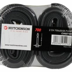 Chambres à Air Hutchinson Butyl 700x20/25 Valve 48mm - Lot De 2