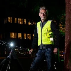 Gilet Wowow Tegra Jacket Réfléchissant Jaune Avec Eclairage Arrière -VTT Soldes gilet wowow tegra jacket reflechissant jaune avec eclairage arriere p image 95387 grande