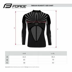 Maillot De Corps Force ML Thunder Réf. 903410 -VTT Soldes maillot de corps force ml thunder ref 903410 p image 95163 grande