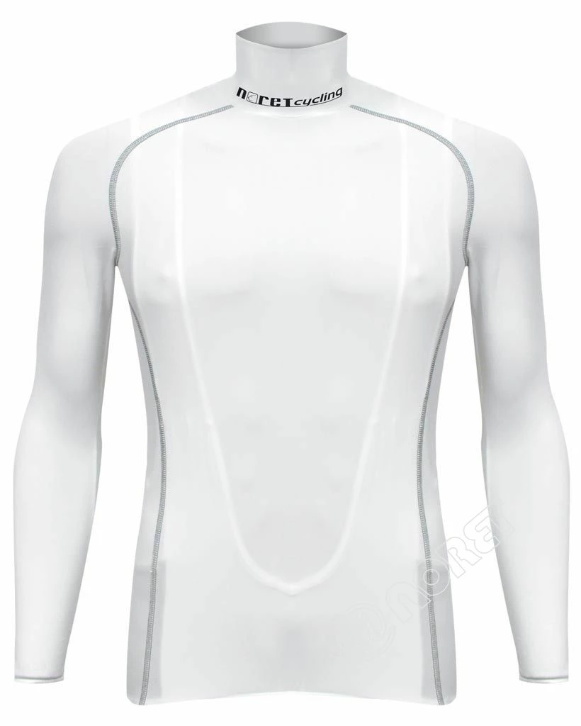 Maillot De Corps Noret Polypropylène Blanc ML Col Cheminée Réf. HM0051CO 1 Maillot De Corps Noret Polypropylène Blanc ML Col Cheminée Réf. HM0051CO