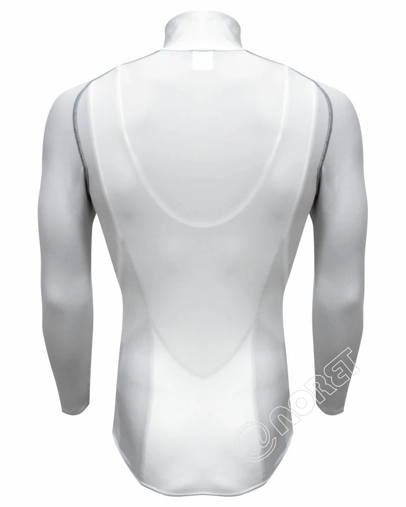 Maillot De Corps Noret Polypropylène Blanc ML Col Cheminée Réf. HM0051CO 2 Maillot De Corps Noret Polypropylène Blanc ML Col Cheminée Réf. HM0051CO – Image 2